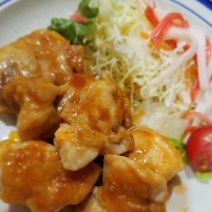 鶏もも肉のはちみつケチャップ焼き